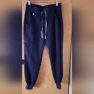FIGS Technical Collection Zamora Joggers Womens Scrub Pants XS Navy Blue